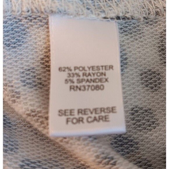 Cato Athleisure Animal Print Overall Soft Polyester Blend Size M - Picture 4 of 7